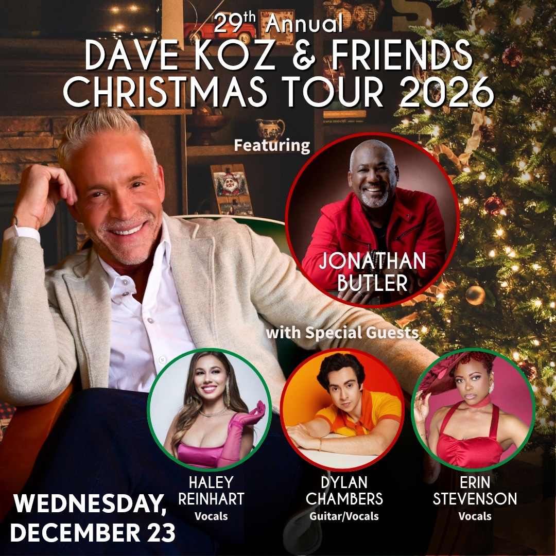 Dave Koz 2026 tour poster
